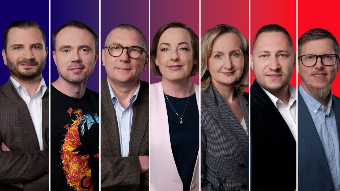 Co jest największym problemem polskich firm w obszarze cyberbezpieczeństwa? Na to pytanie odpowiedzi szukali uczestnicy debaty zorganizowanej przez XYZ. Na zdjęciu od lewej: Kamil Migacz, Comarch; Robert Grabowski, Orange Polska; Mariusz Kaczmarek, Totalizator Sportowy; Małgorzata Domagała, Mastercard Europe; Karolina Czwarno-Kos, Bank BNP Paribas; Łukasz Fijałkowski, Bitdefender; Przemysław Jaroszewski, Standard Chartered.