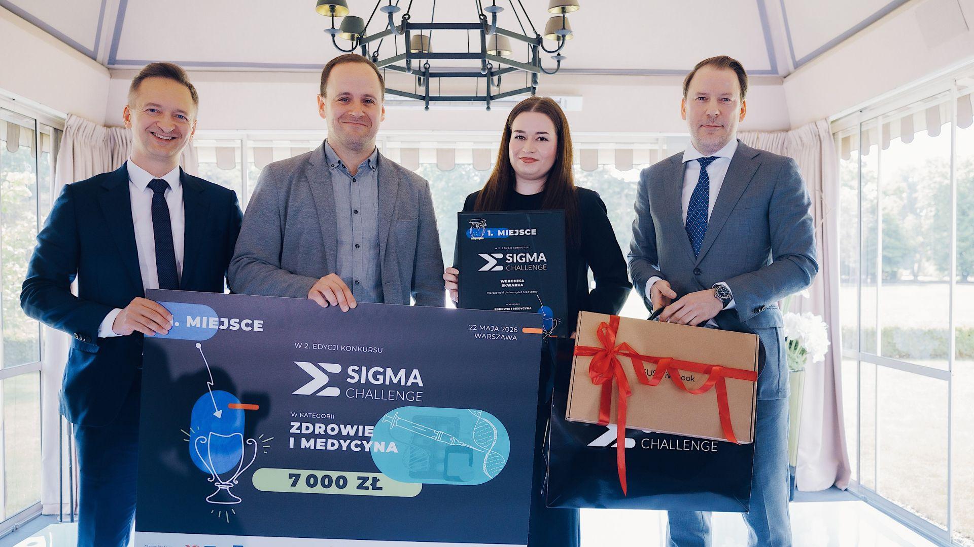 Od lewej: Krzysztof Kępiński, Paweł Sołtys, Weronika Skwarka, Artur Białkowski