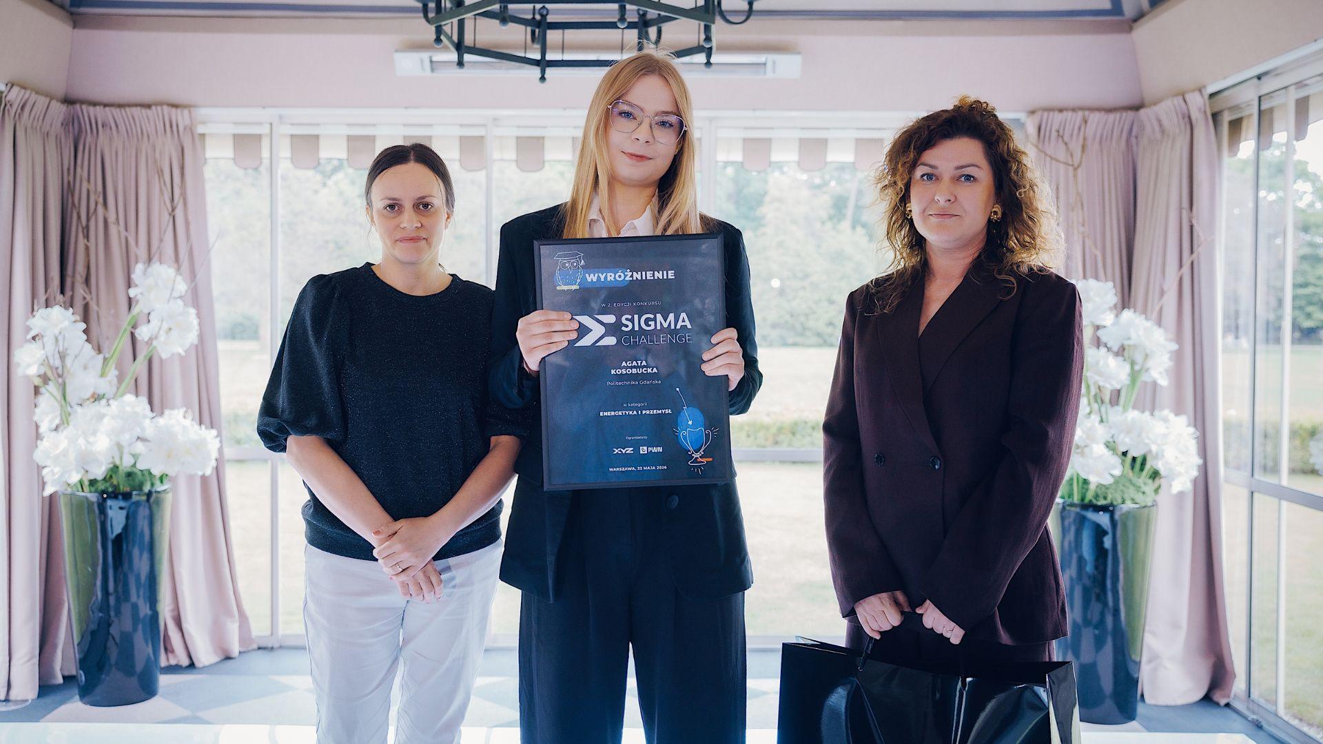 Od lewej: Barbara Oksińska, Agata Kosobucka, Martyna Ciszewska