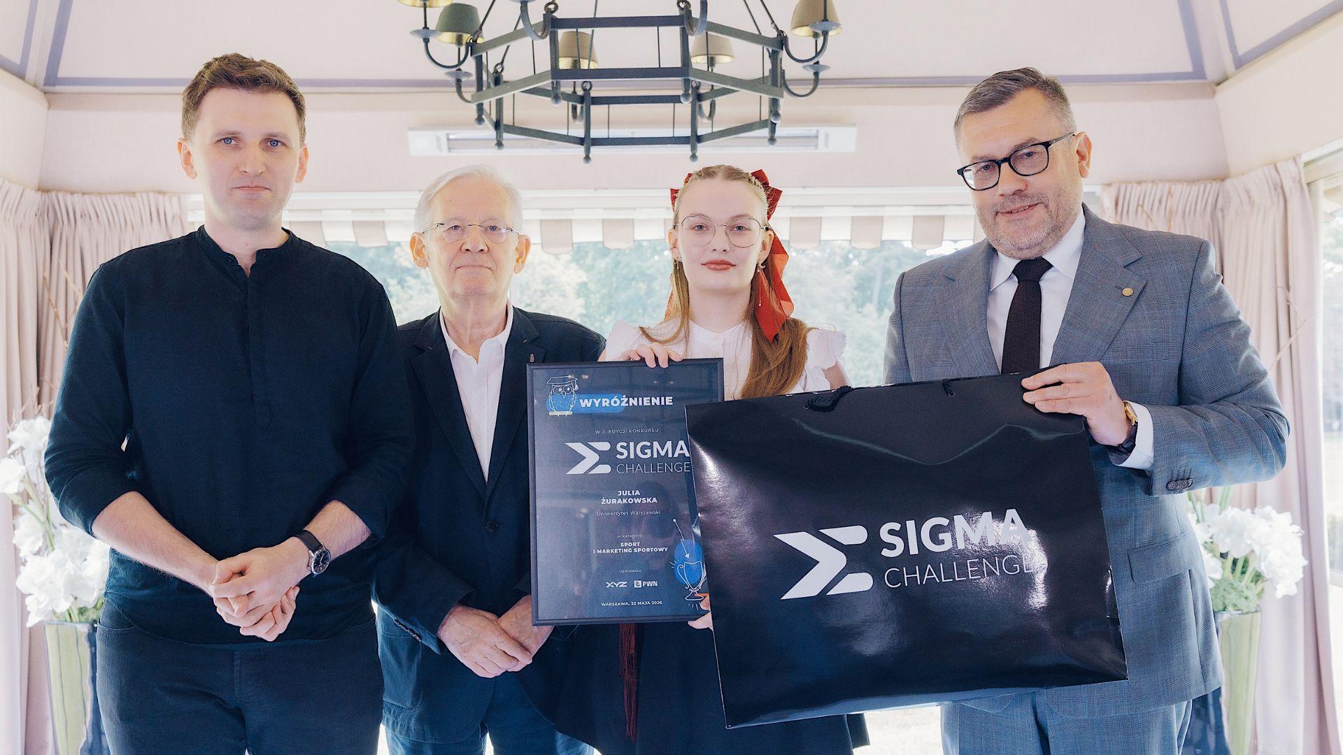 Od lewej: Michał Banasiak, Andrzej Sznajder, Julia Żurakowska, Artur Kapelko