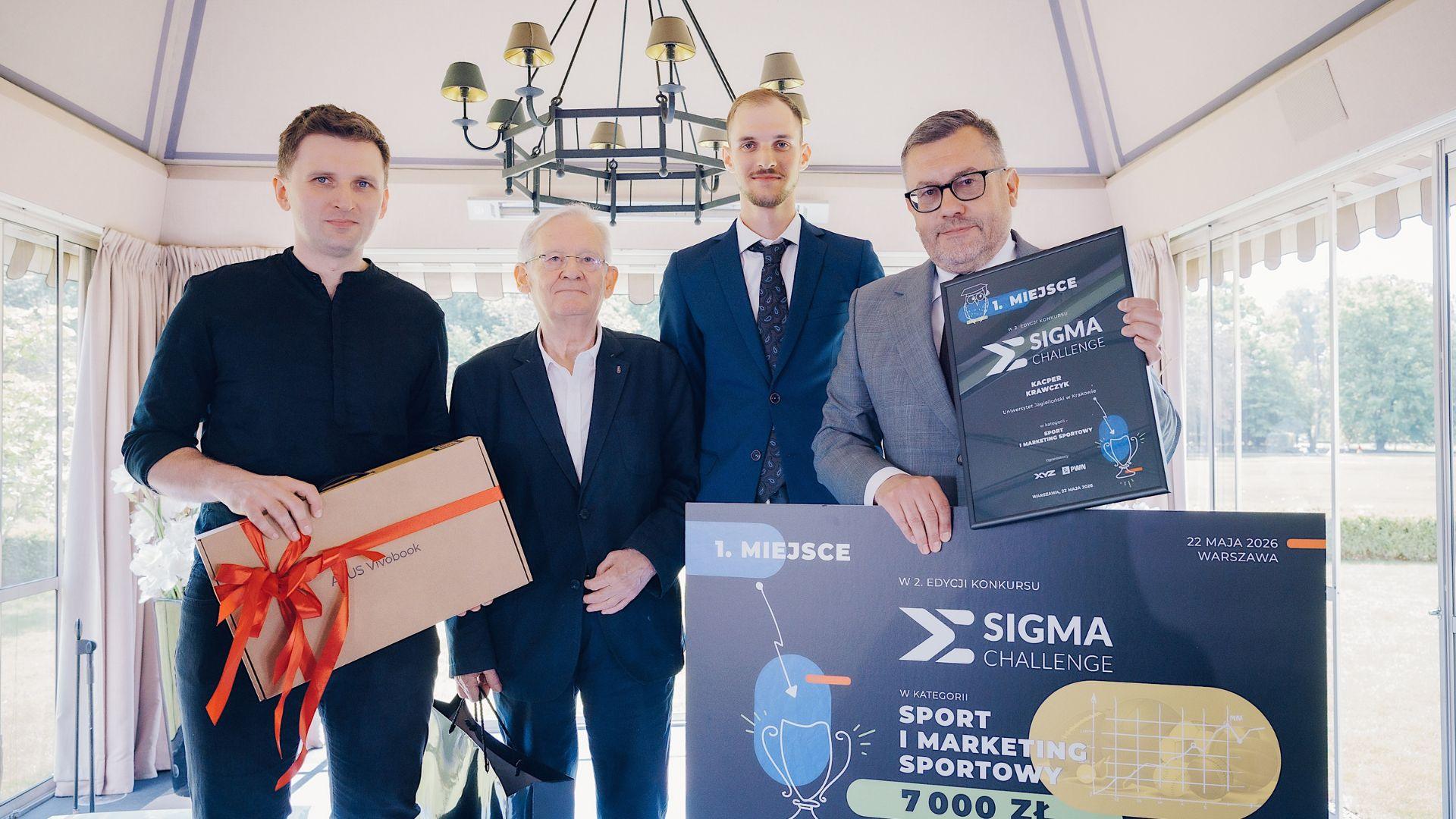 Od lewej: Michał Banasiak, Andrzej Sznajder, Kacper Krawczyk, Artur Kapelko