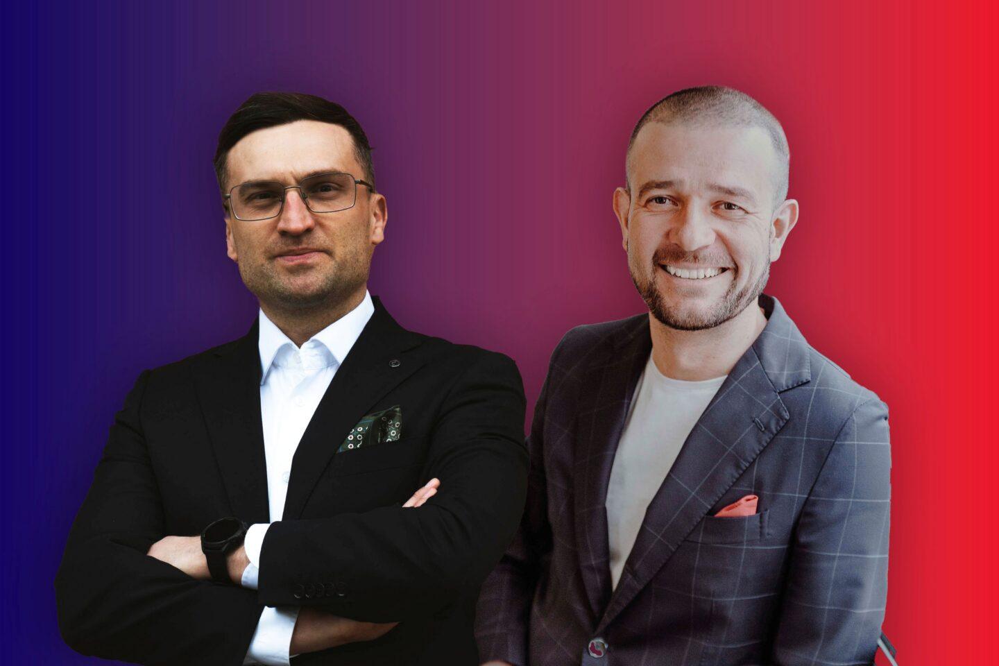 Marek Stopka (z lewej) i Grzegorz Błażewicz, założyciele Zevio