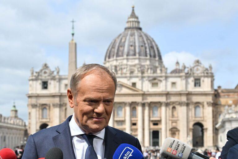 Premier Donald Tusk w Watykanie