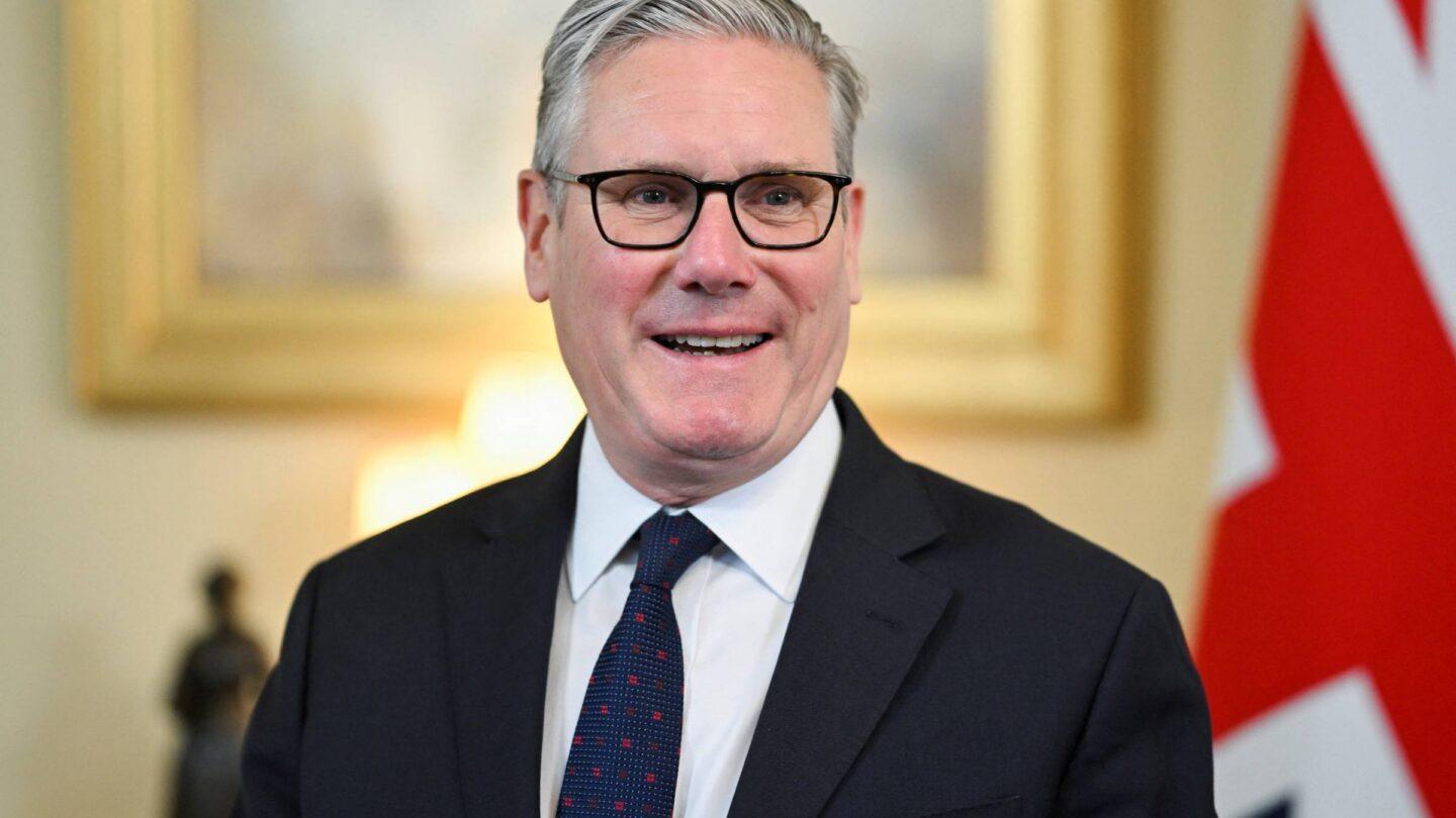 Premier Wielkiej Brytanii Keir Starmer na Downing Street 10
