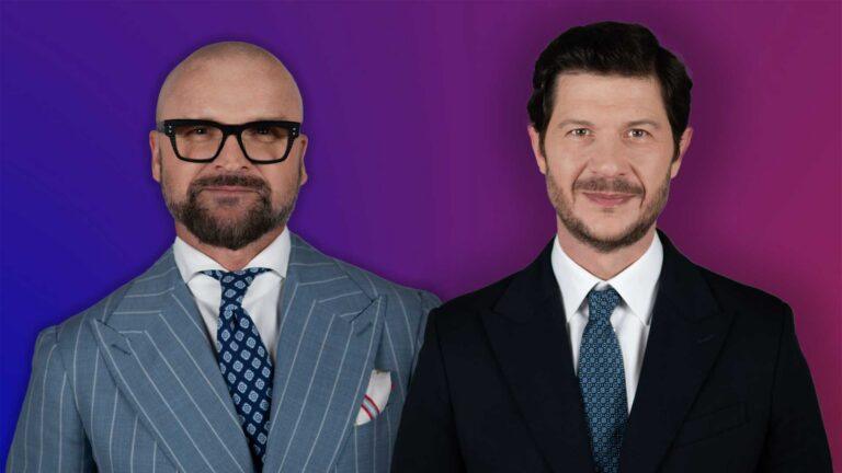 Rafał Brzoska, prezes Inpostu i Marcin Kuśmierz, prezes Allegro