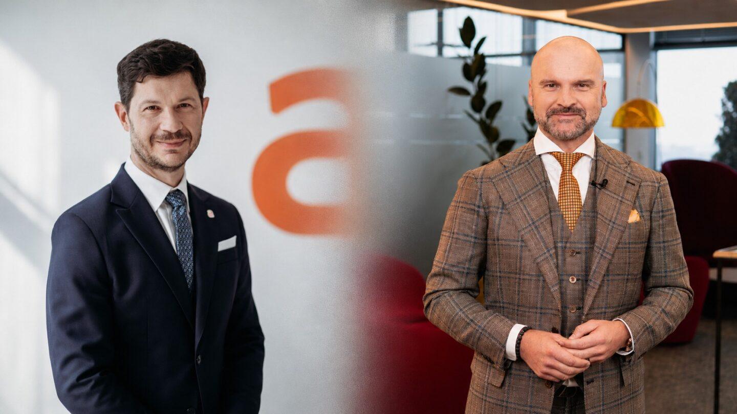 Marcin Kuśmierz, prezes Allegro (z lewej) i Rafał Brzoska, prezes InPost, to dwie najważniejsze osoby w polskim e-commerce