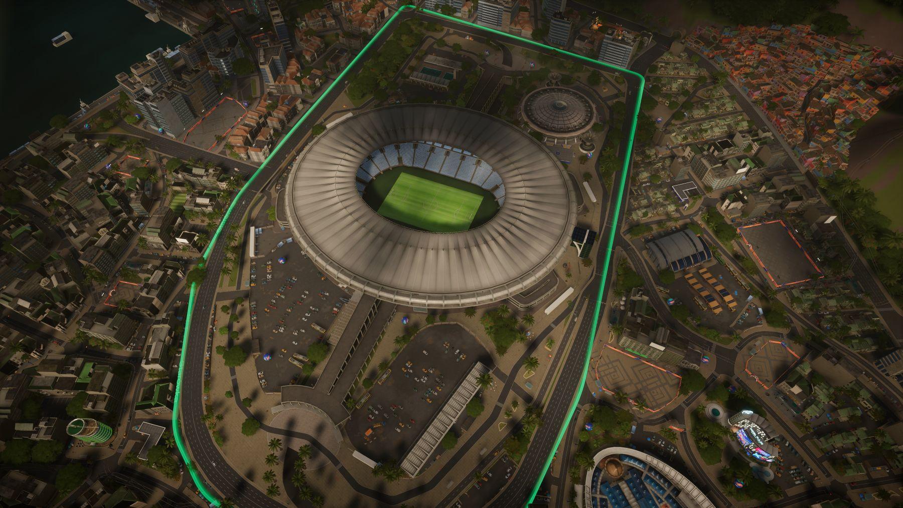 Stadion Maracana przedstawiony w grze „Copa City”