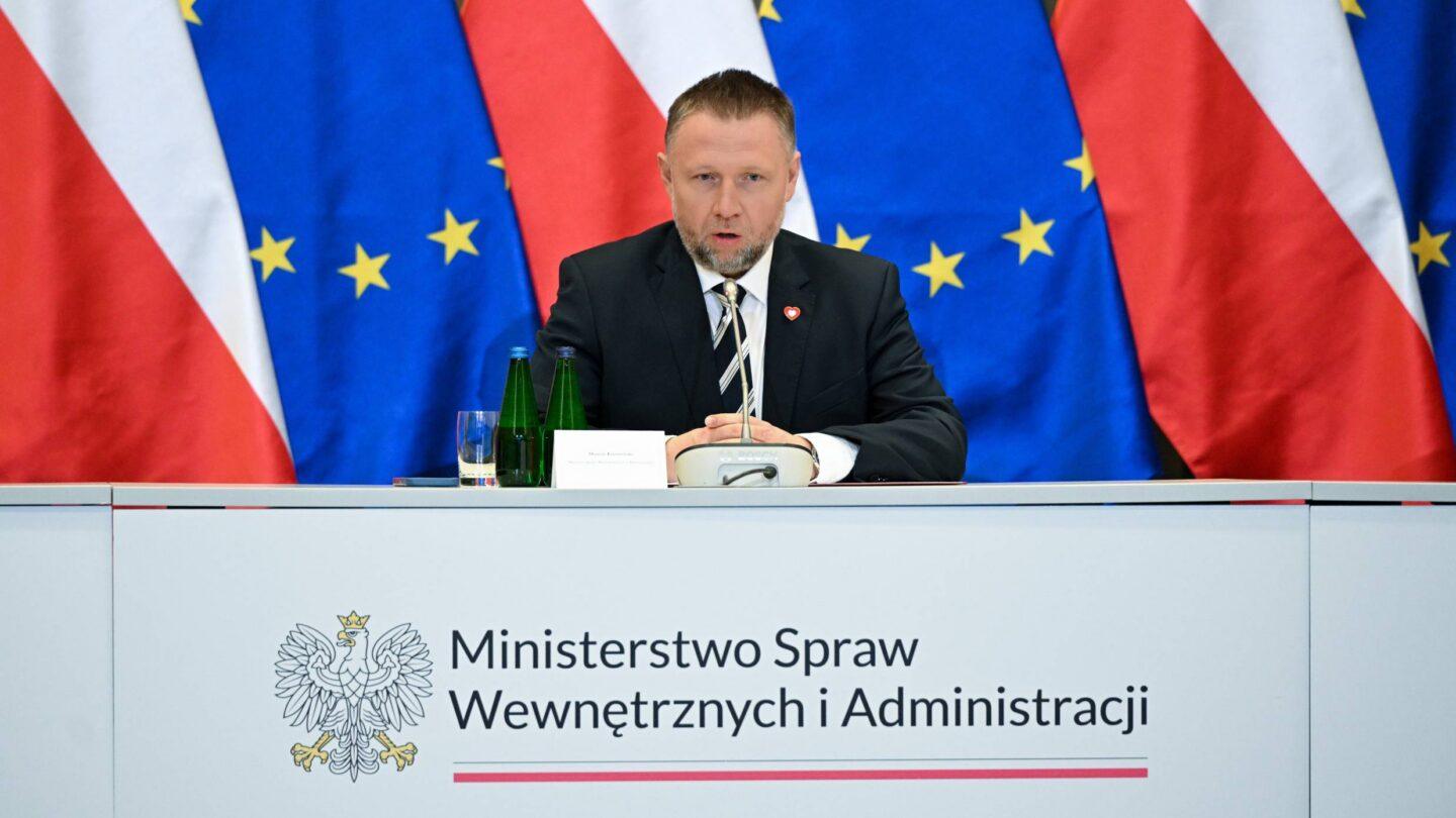 Minister spraw wewnętrznych i administracji Marcin Kierwiński