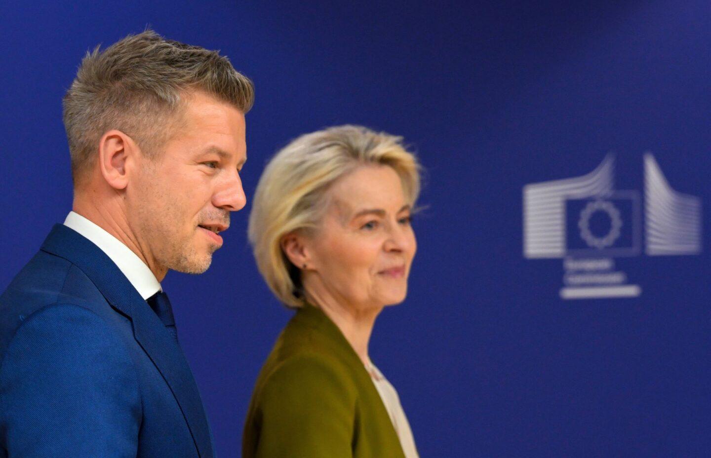 Peter Magyar i Ursula von der Leyen