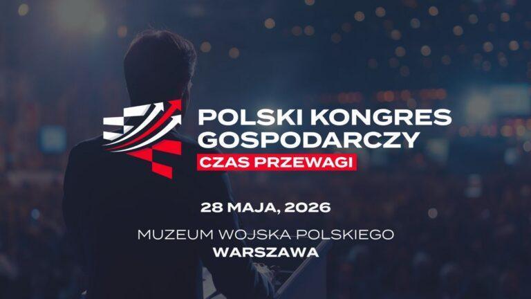 Plansza informacyjna Polskiego Kongresu Gospodarczego