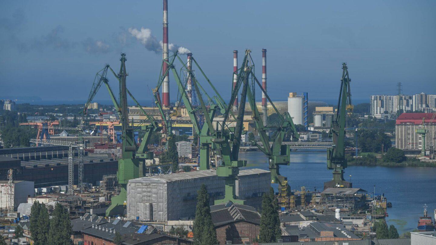 Widok na Port Gdańsk
