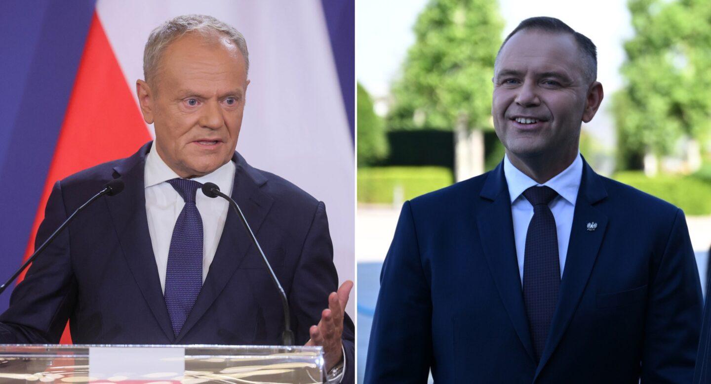 Donald Tusk, Karol Nawrocki