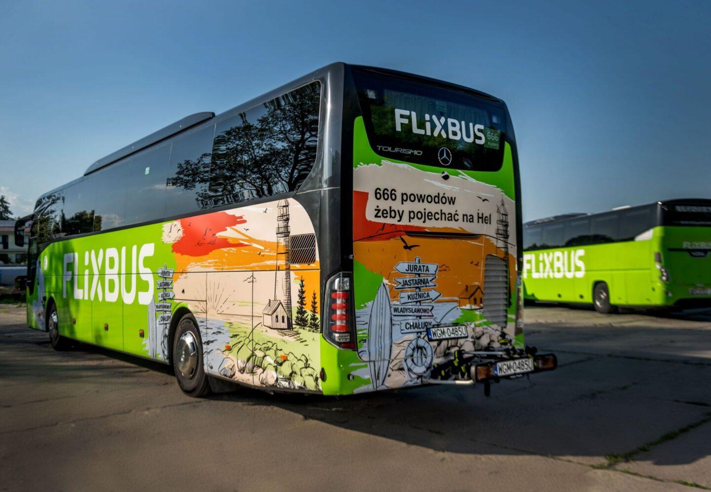 Autobus linii 666 FlixBus
