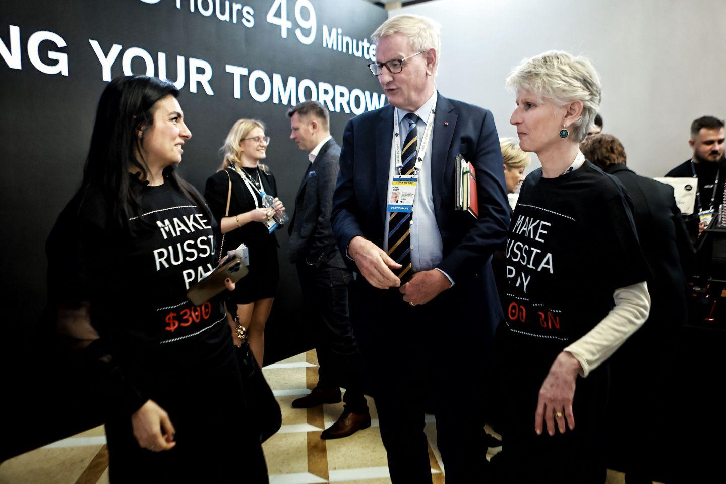 Carl Bildt, szwedzki polityk i dyplomata, były y premier Szwecji