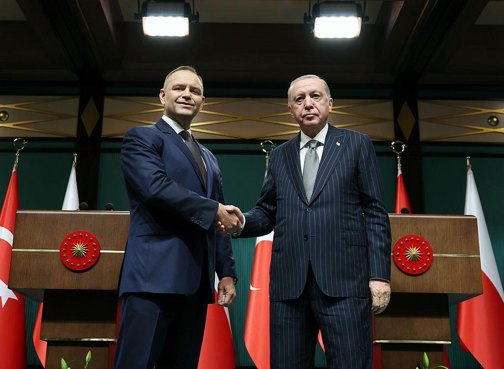 Karol Nawrocki i Recep Tayip Erdogan