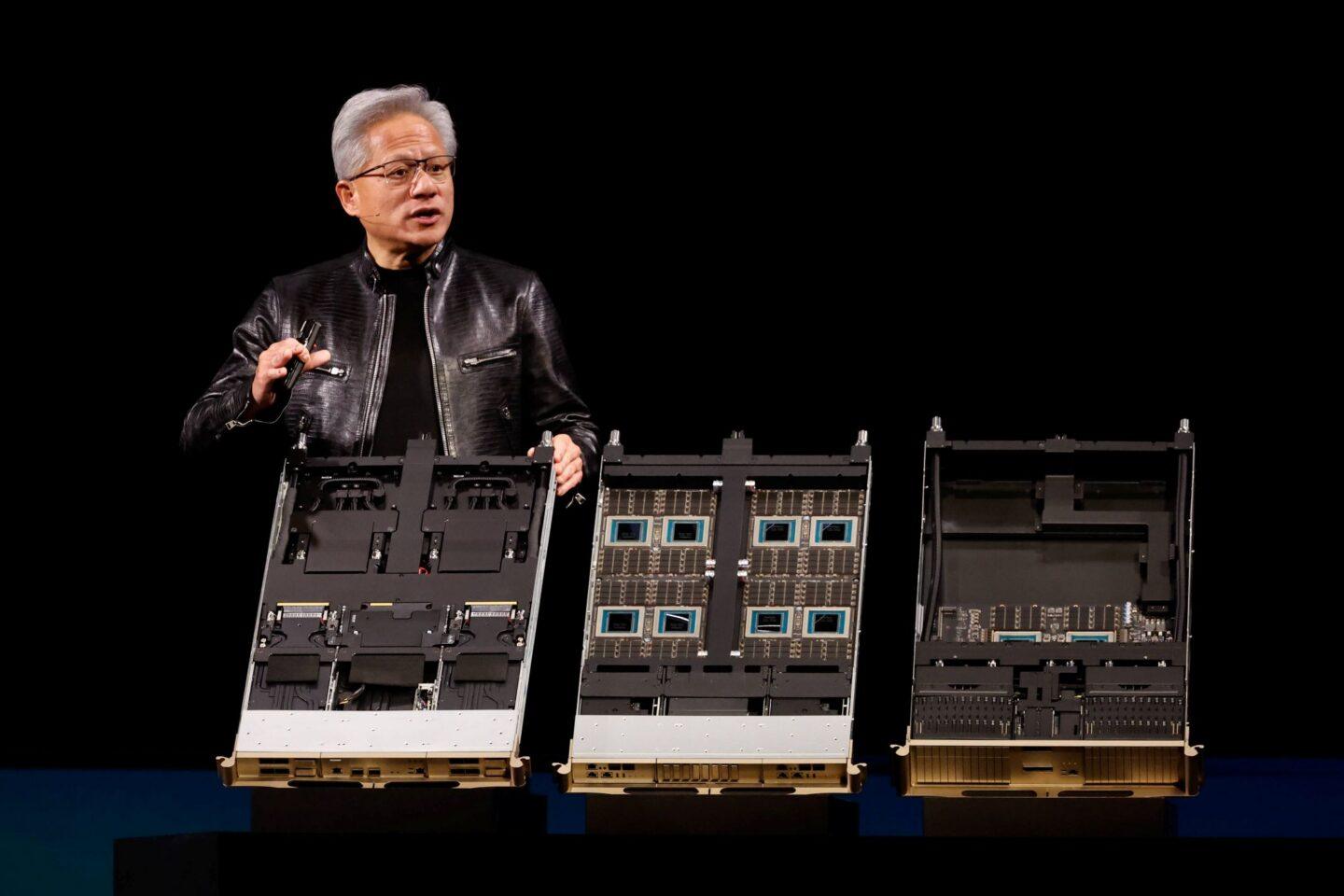 Szef Nvidii Jensen Huang na targach Computex