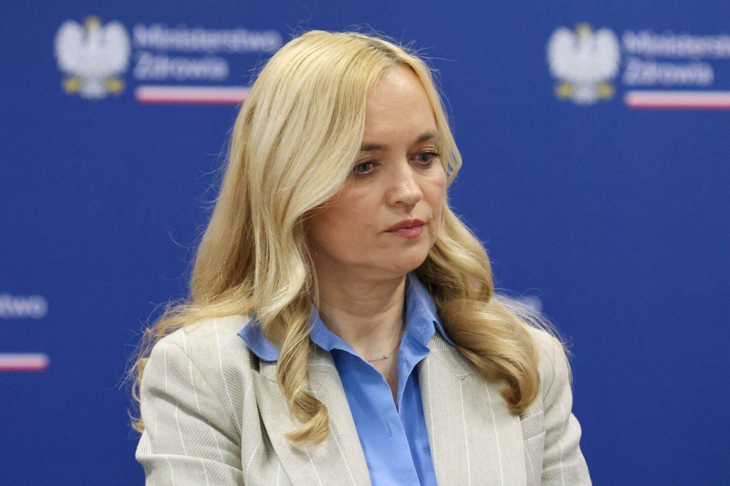 Ministra zdrowia Jolanta Sobierańska-Grenda