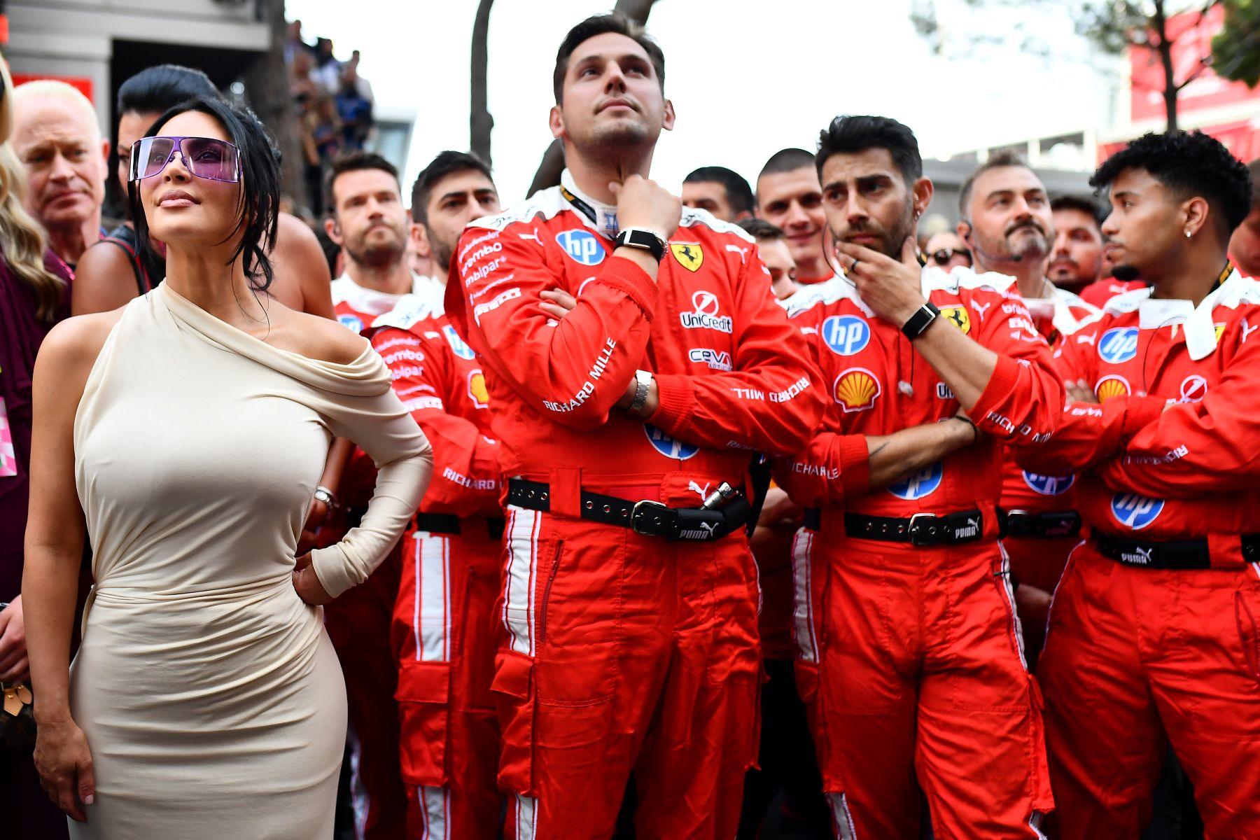 Kim Kardashian podczas Grand Prix Monaco