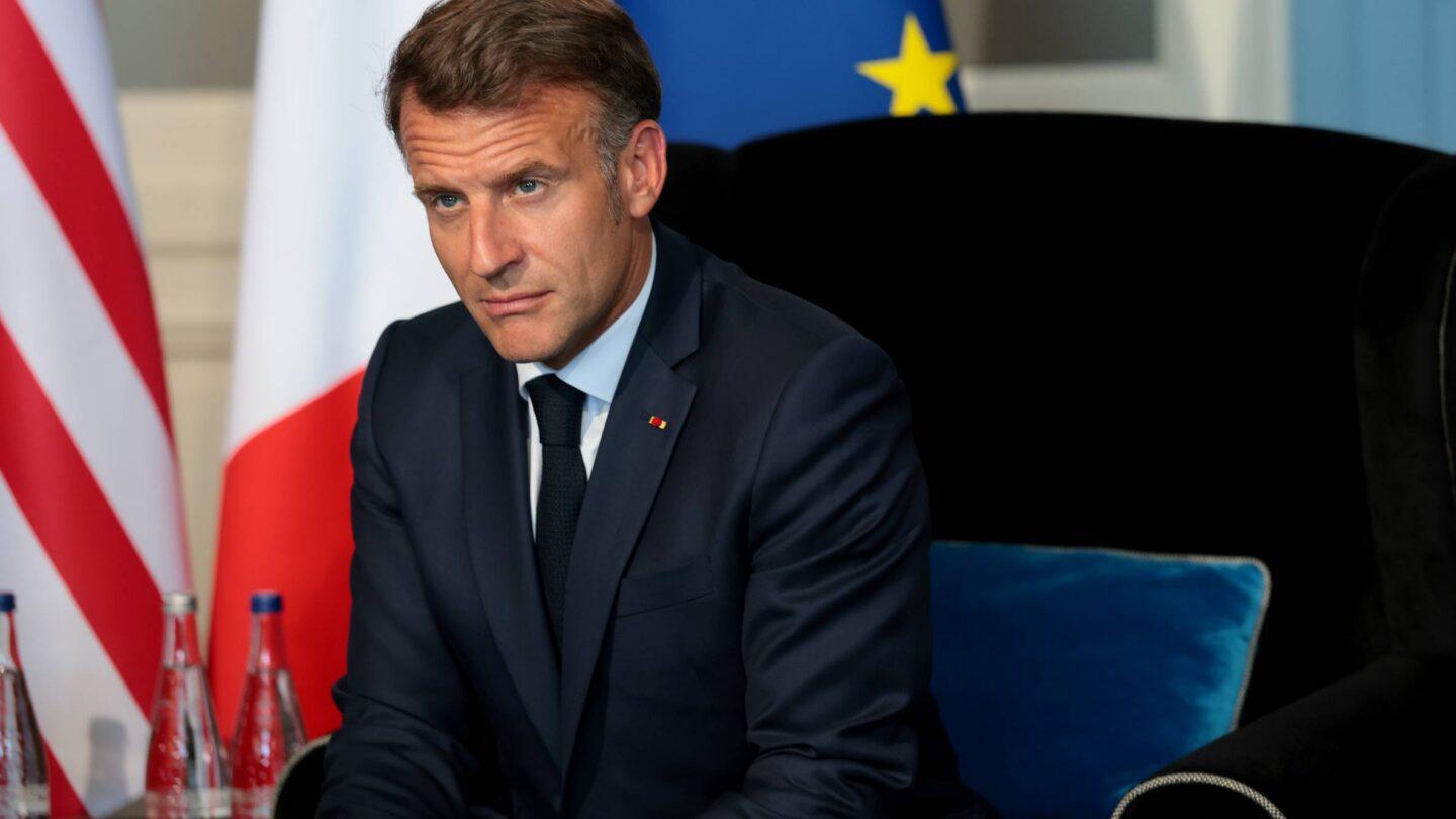 Prezydent Francji Emmanuel Macron