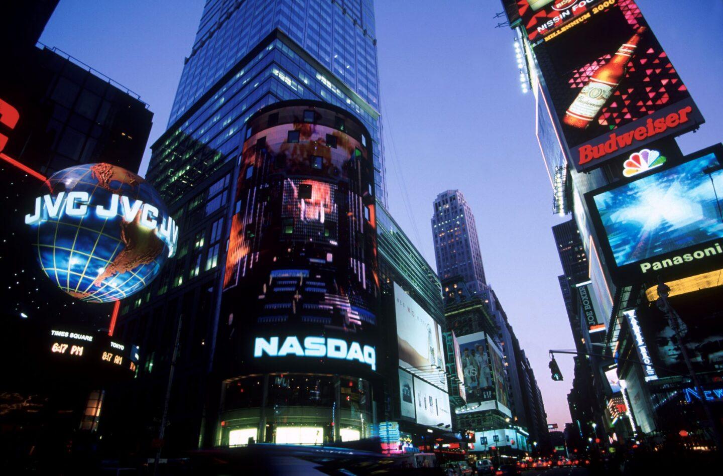 Budynek giełdy Nasdaq