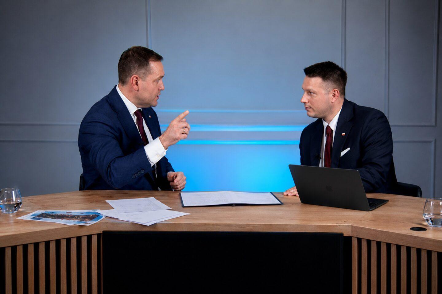 Karol Nawrocki i Sławomir Mentzen