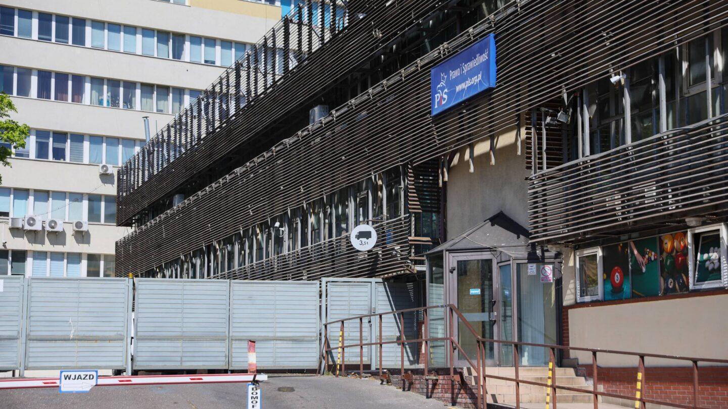Siedziba partii Prawo i Sprawiedliwość przy ul. Nowogrodzkiej w Warszawi