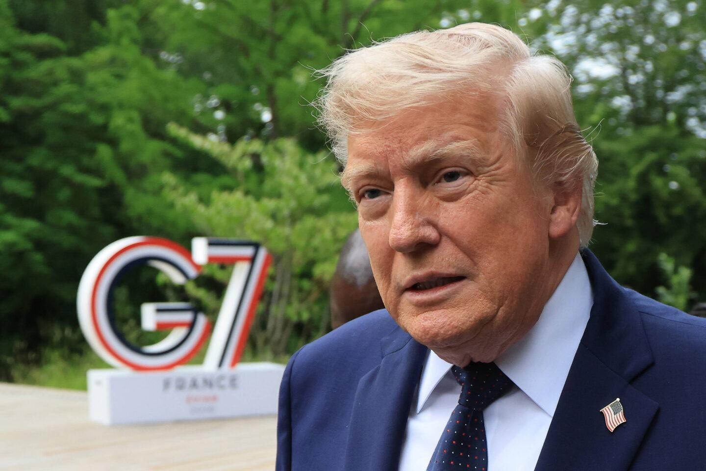 Donald Trump na szczycie G7