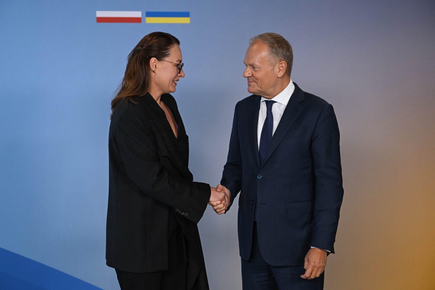 Donald Tusk, Julia Swyrydenko