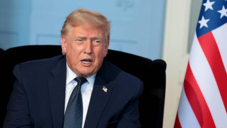 Prezydent USA Donald Trump na szczycie G7 w Évian-les-Bains