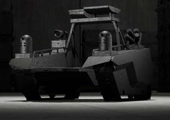 Bezzałogowa platforma lądowa (UGV) Wilk, którą we współpracy z ukraińskim partnerem wytwarza polska firma Stohid Technology.