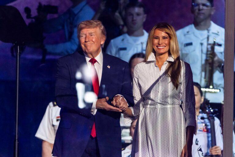 Donald Trump i jego żona Melania