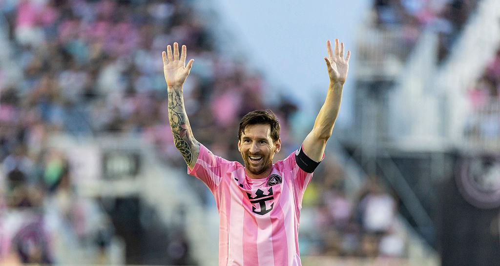 Lionel Messi podczas meczu MLS przed Meczem Gwiazd w Charlotte