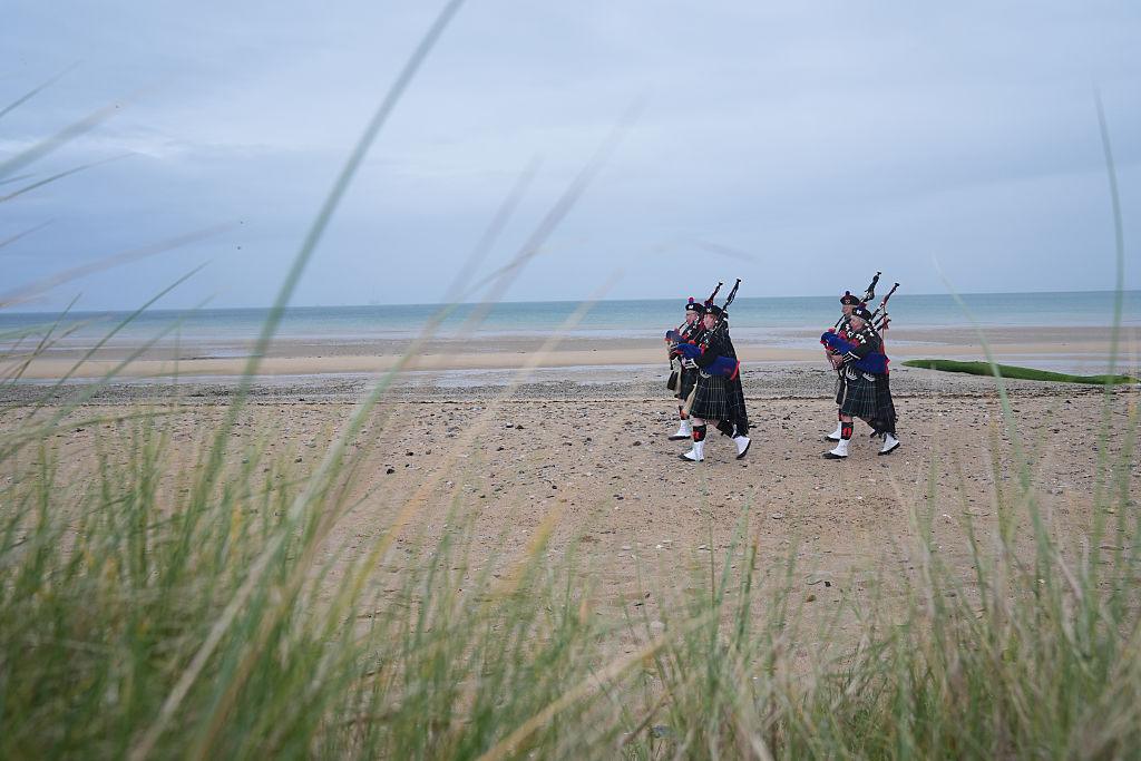 plaża w Normandii