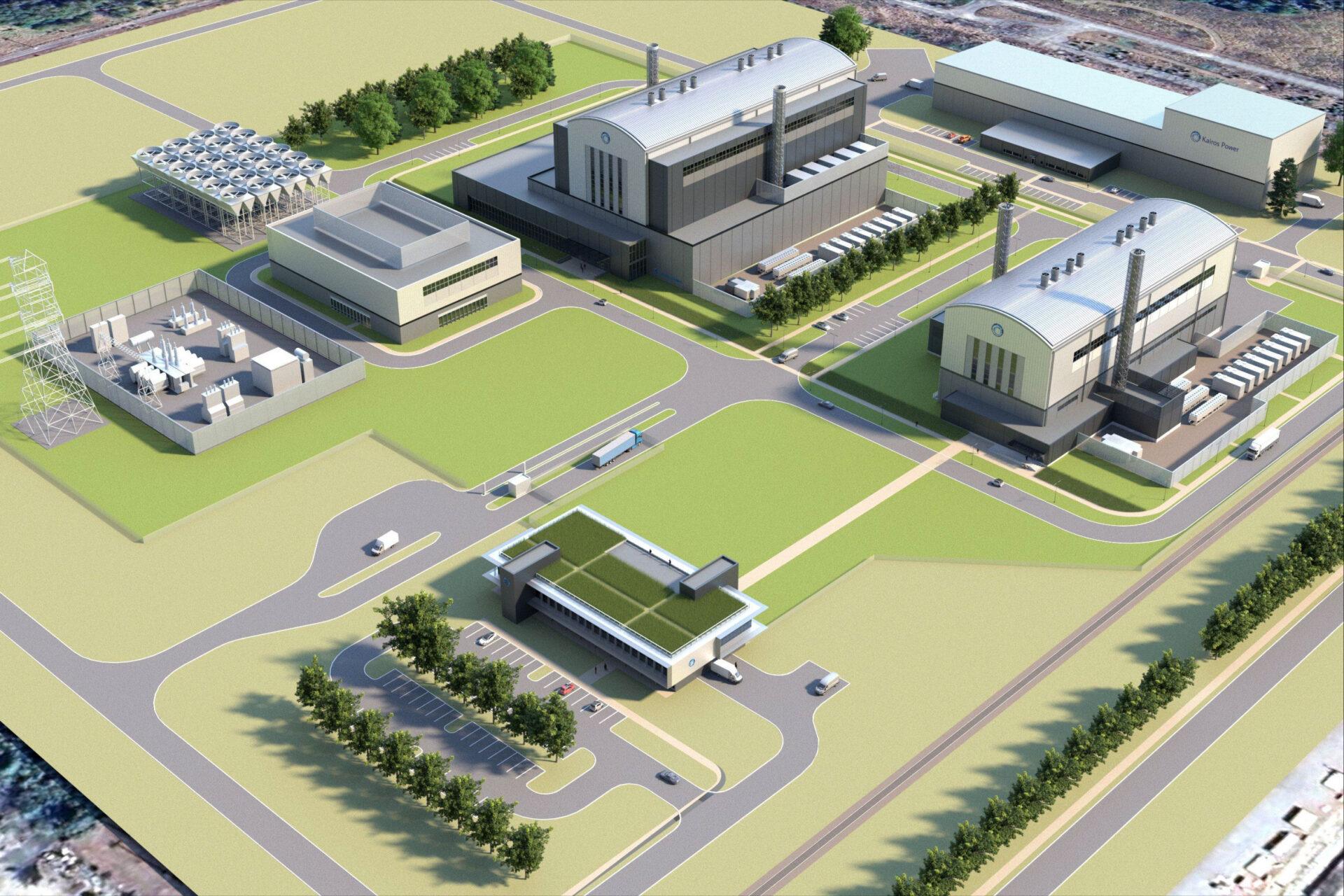 Wizualizacja elektrowni wykorzystującej reaktor Hermes 2