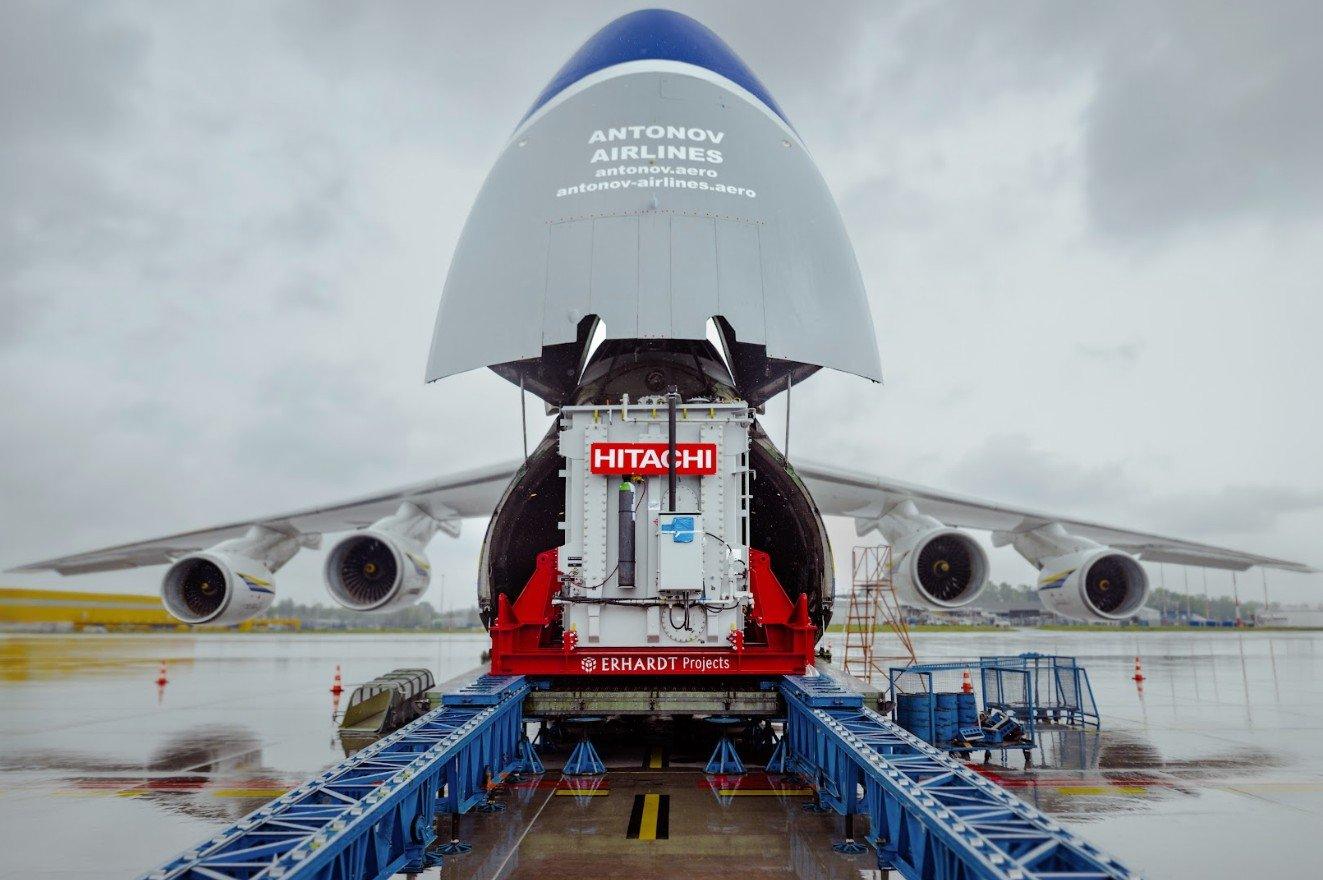 Transport transformatorów samolotem Antonow An-124