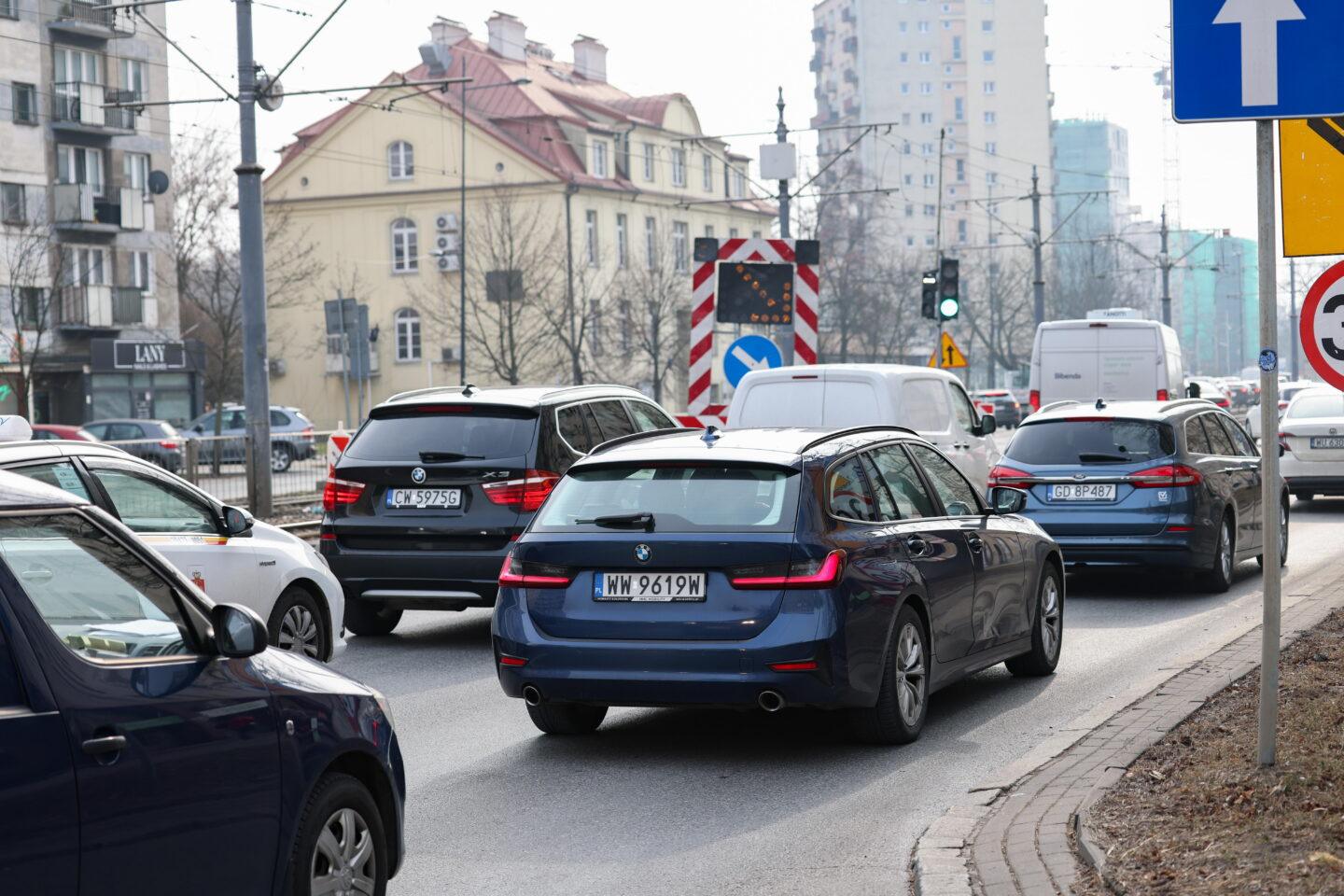 korki w Warszawie