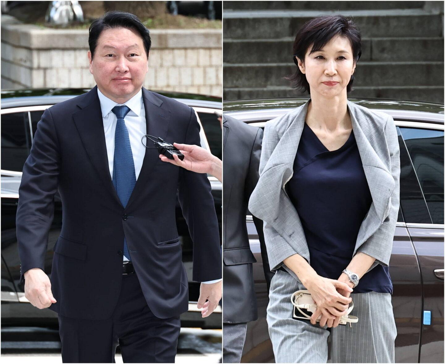 Chey Tae-won (L) i Roh Soh-yeong (P)