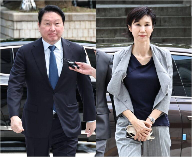 Chey Tae-won (L) i Roh Soh-yeong (P)