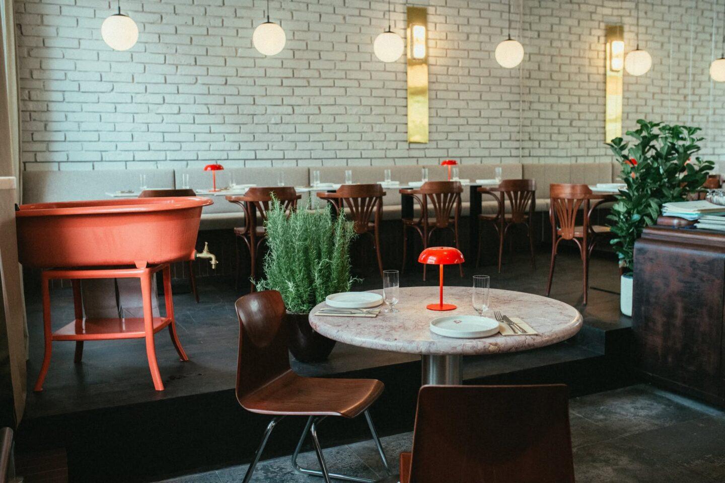 Wnętrze restauracji Włoski Strajk Italian Sharing