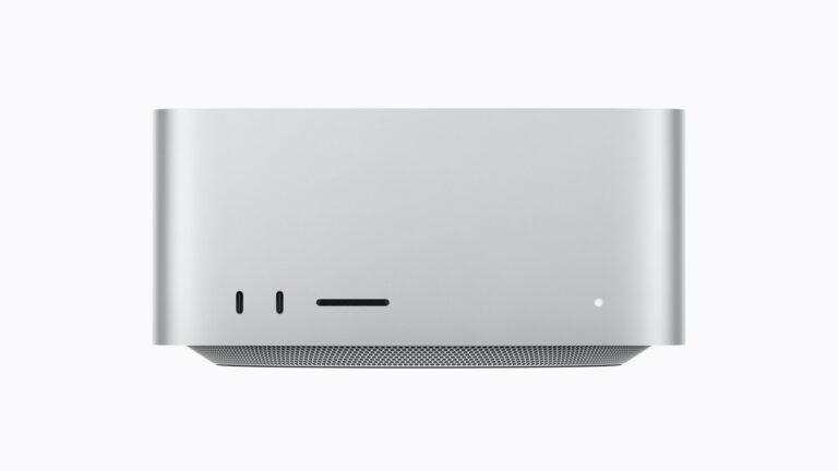 Mac Studio z przodu