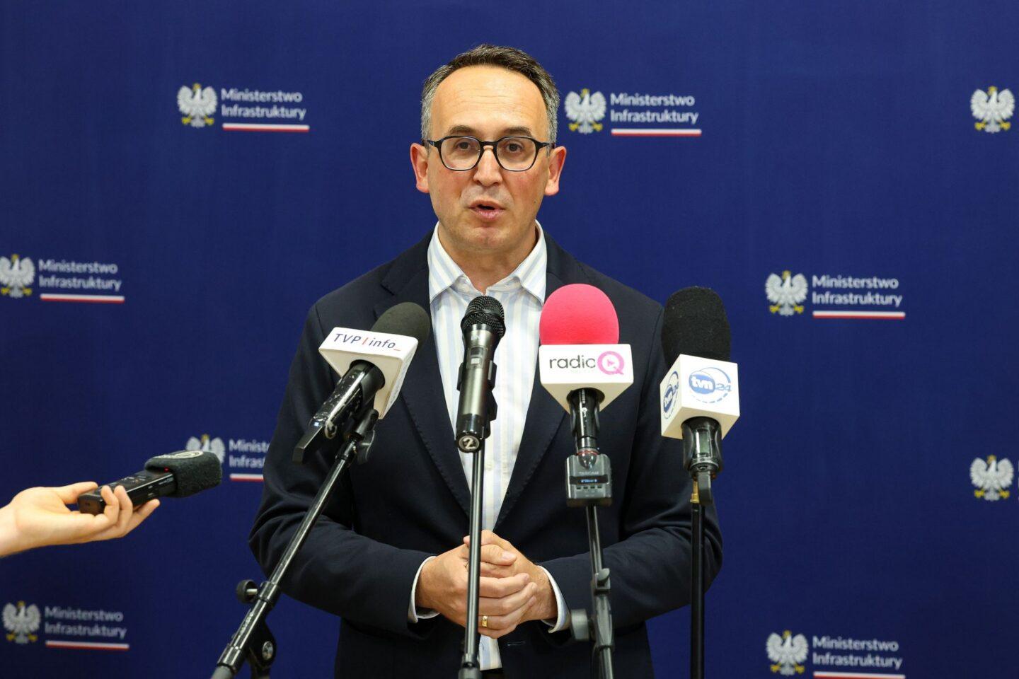 Dariusz Klimczak, minister infrastruktury