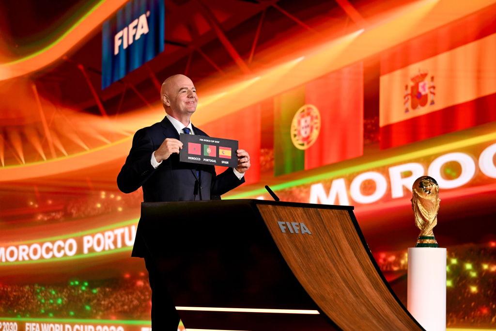 Gianni Infantino ogłasza gospodarzy MŚ w 2030 roku: Hiszpanię, Maroko i Portugalię