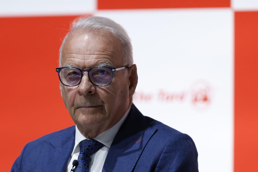alain Bouchard, twórca Alimentation Couche-Tard, podczas konferencji spółki.