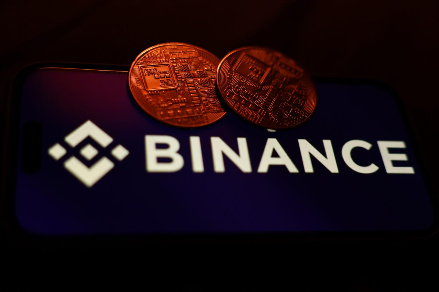 Logo giełdy kryptowalut Binance