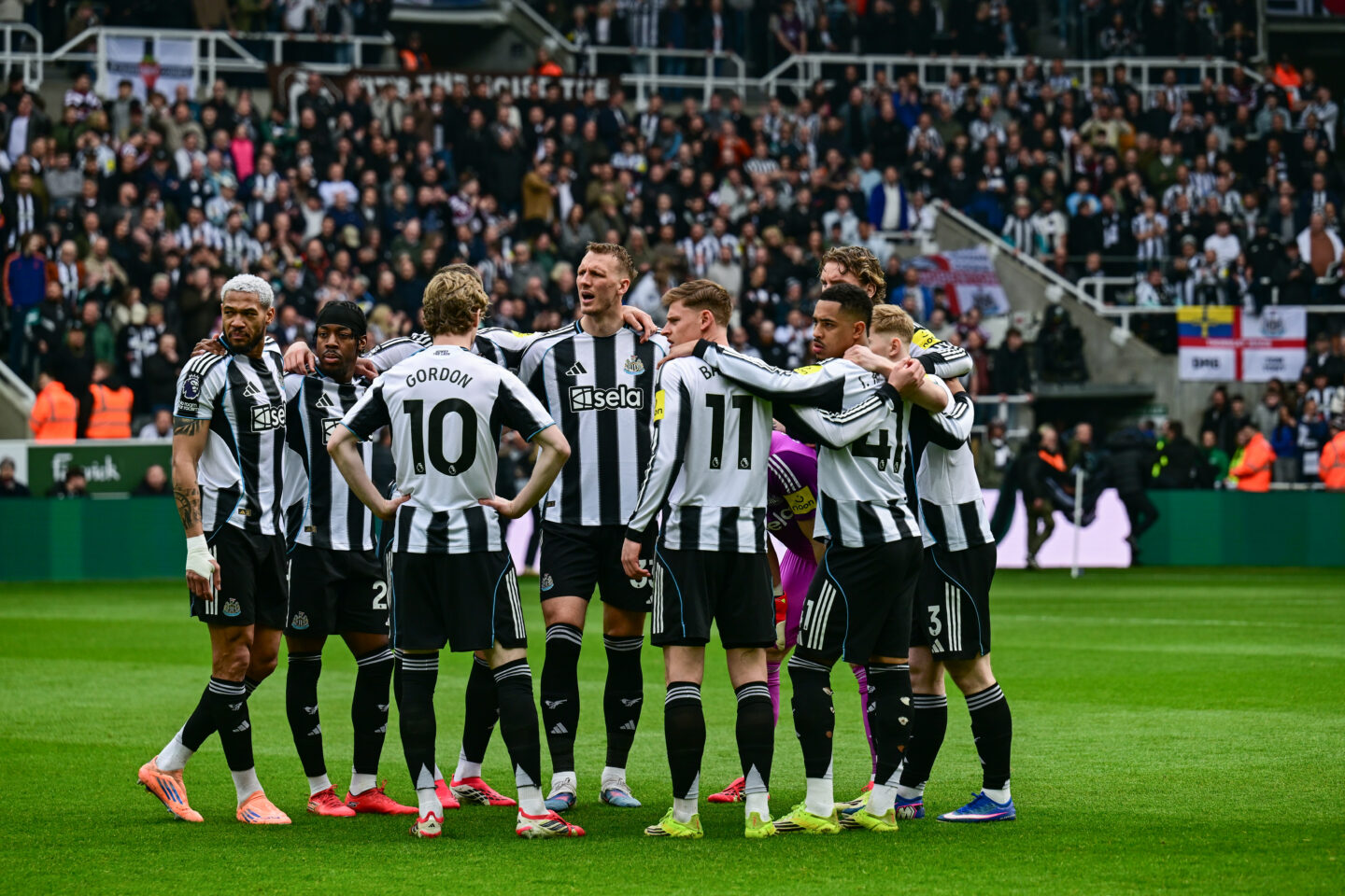 Piłkarze Newcastle United podczas meczu Premier League