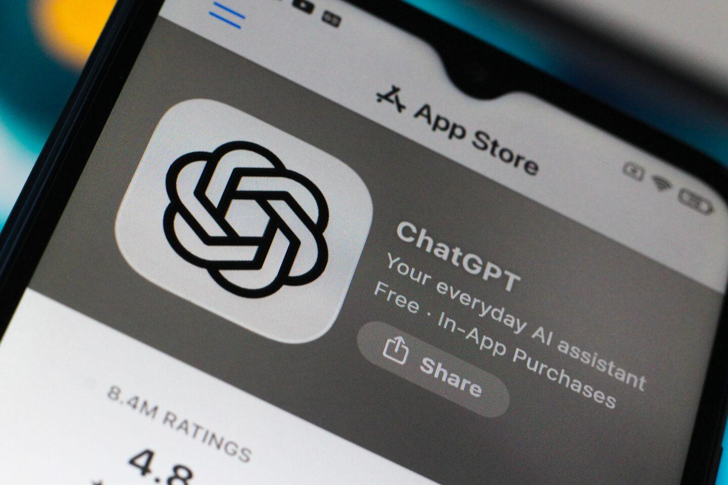 ChatGPT dostępny w sklepie Appstore