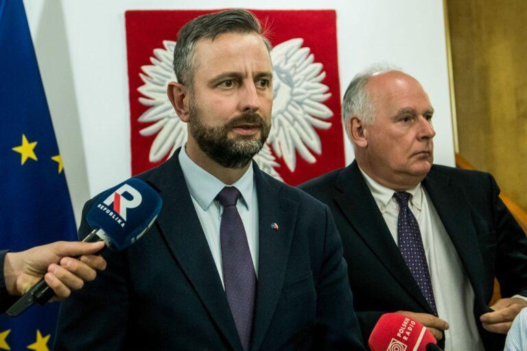 Wicepremier, minister obrony narodowej Władysław Kosiniak-Kamysz (na zdjęciu po lewej) i wiceminister obrony narodowej Paweł Zalewski (na zdjęciu po prawej)