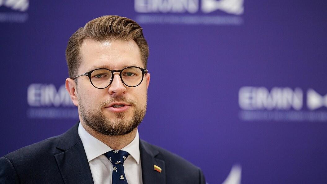 Minister energii Litwy Lukas Savickas. Fot. D. Umbraso / LRT nuotr.