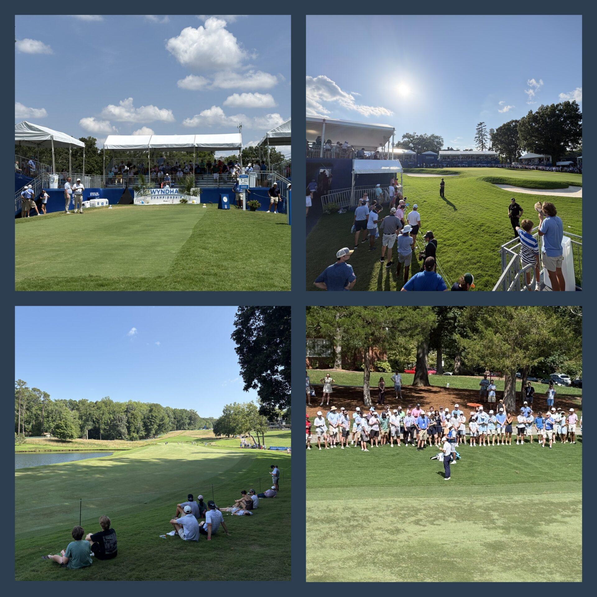 Kibice podczas turnieju golfowego rangi PGA Tour