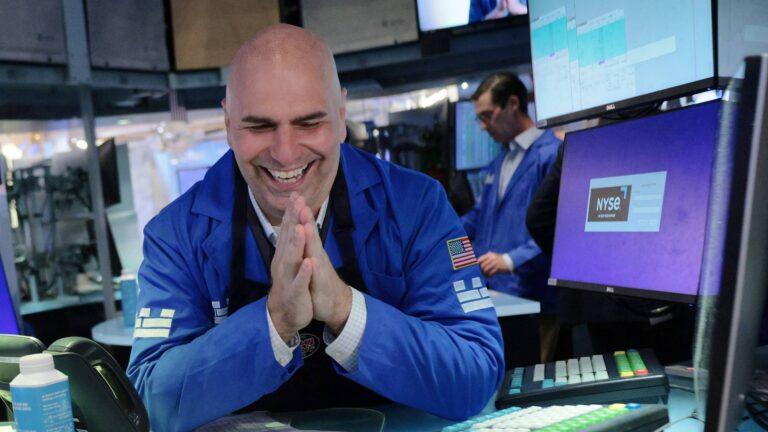 Trader na parkiecie New York Stock Exchange